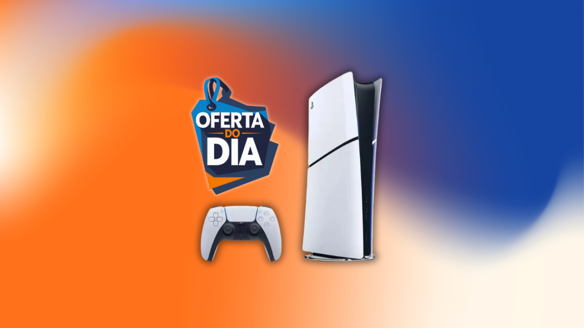 O futuro dos games chegou — PS5 Slim Digital com 26% OFF e frete grátis!